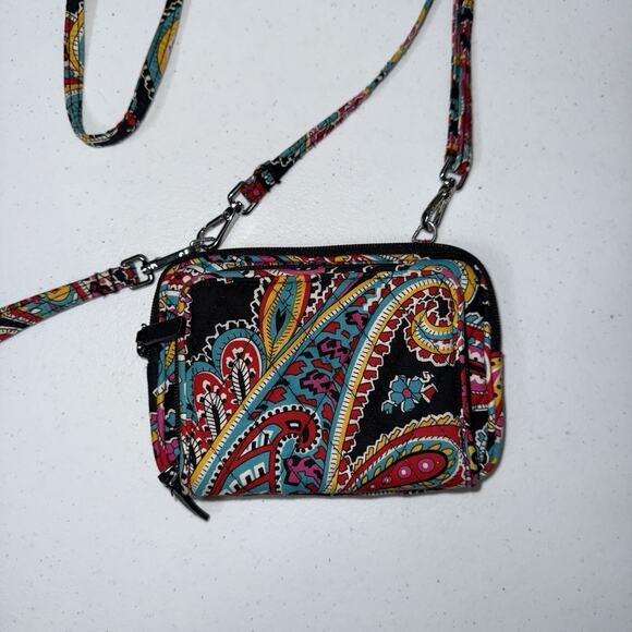 Vera Bradley Handbags - Vera Bradley Parisian Paisley Wristlet Wallet Crossbody
